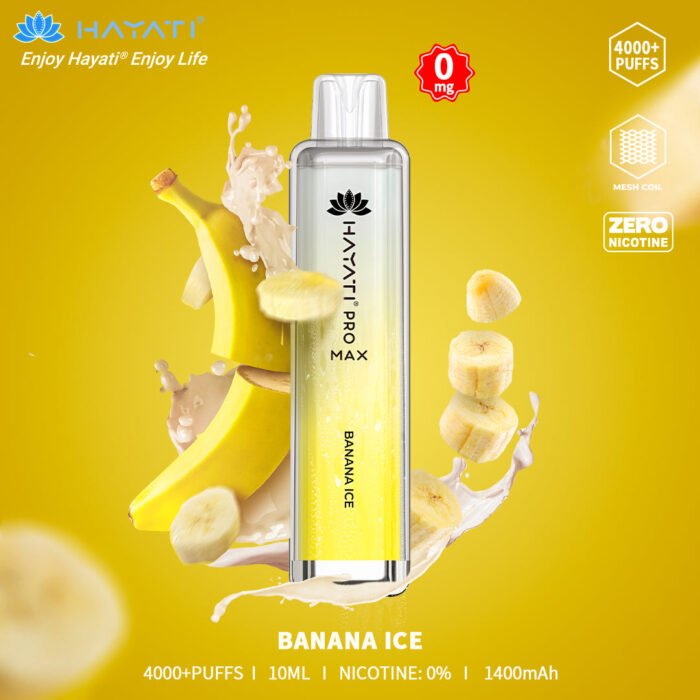 BANANA ICE hayati pro max 4000 puffs