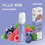 BLUE RASPBERRY ALLO Plus 5000Puffs 50mg Disposable Vape in Dubai