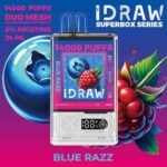 BLUE RAZZ idraw 14000 puffs