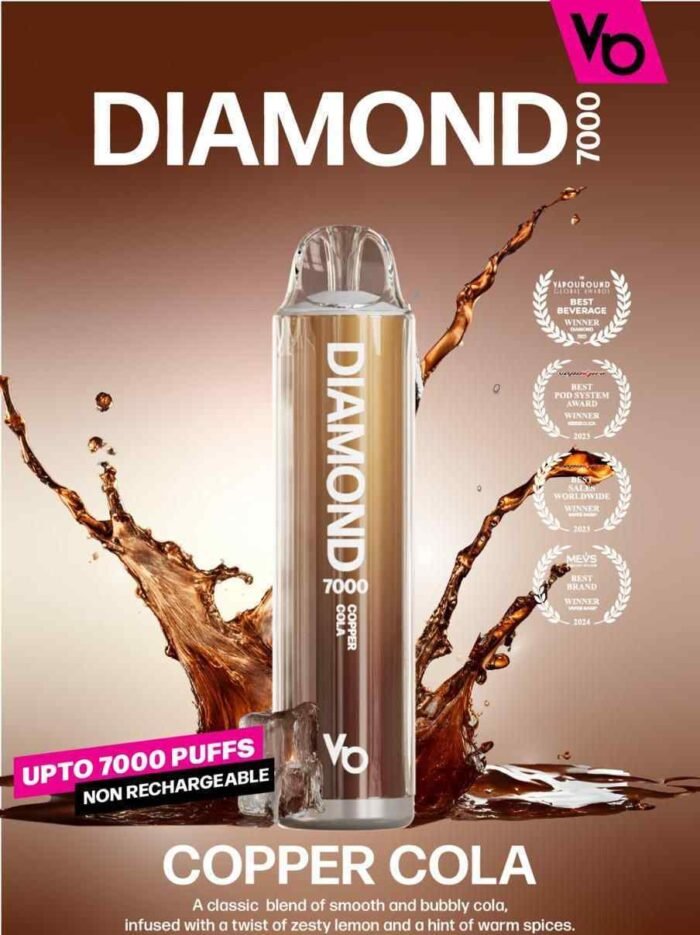 COPPER COLA vapes bars diamond 7000 in Dubai