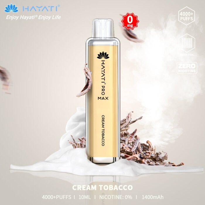 CREAM TOBACCO hayati pro max 4000 puffs