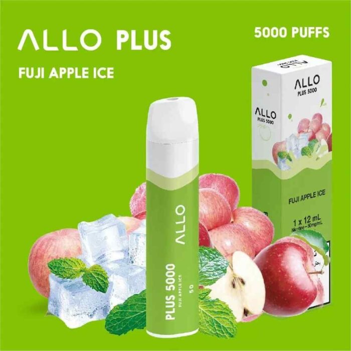 FUJI APPLE ICE ALLO Plus 5000Puffs 50mg Disposable Vape in Dubai