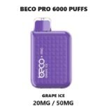 GRAPE ICE beco pro 6000 puffs price in dubai