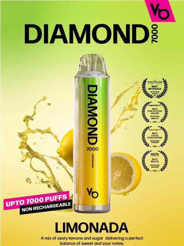 LIMONADA vapes bars diamond 7000 in Dubai