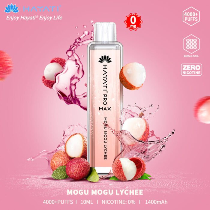 MOGU MOGU LYCHEE hayati pro max 4000 puffs