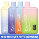 NERD Fire Vape in UAE. NERD Fire 8000 Puffs Price in UAE. NERD 8000 Puffs Fire Rechargeable vape in Dubai. Disposable Vape shop near me