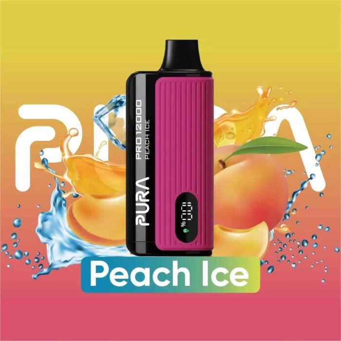 PEACH ICE pura 12000 puffs price in dubai