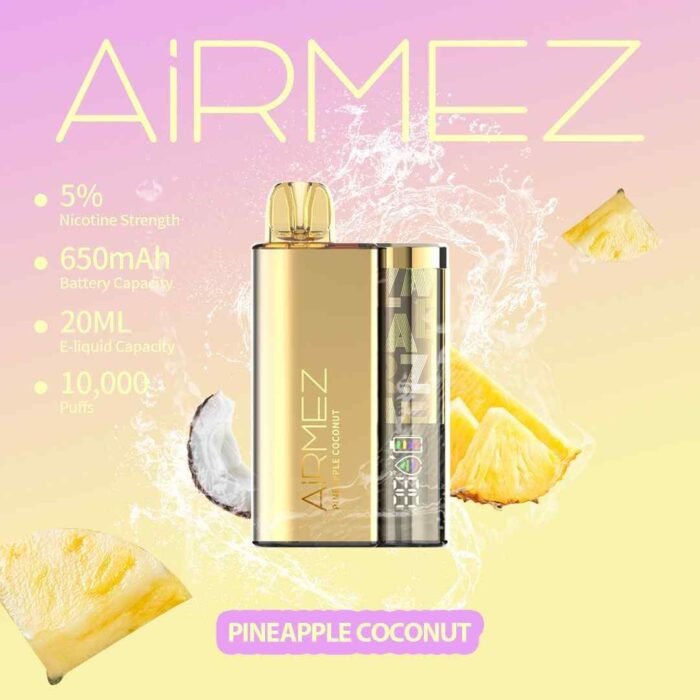 PINEAPPLE COCONUT AIRMEZ 10000 Puffs Disposable Vape in Dubai