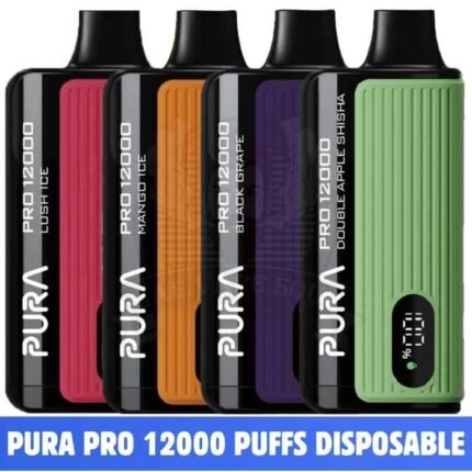 PURA PRO 12000 Puffs Disposable Vape 5% Rechargeable Vape Price in UAE. PURA 12000 Puffs Disposable Vape shop in Dubai. Vape Dubai