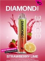 STRAWBERRY LIME vapes bars diamond 7000 in Dubai