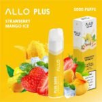 STRAWBERRY MANGO ICE ALLO Plus 5000Puffs 50mg Disposable Vape in Dubai