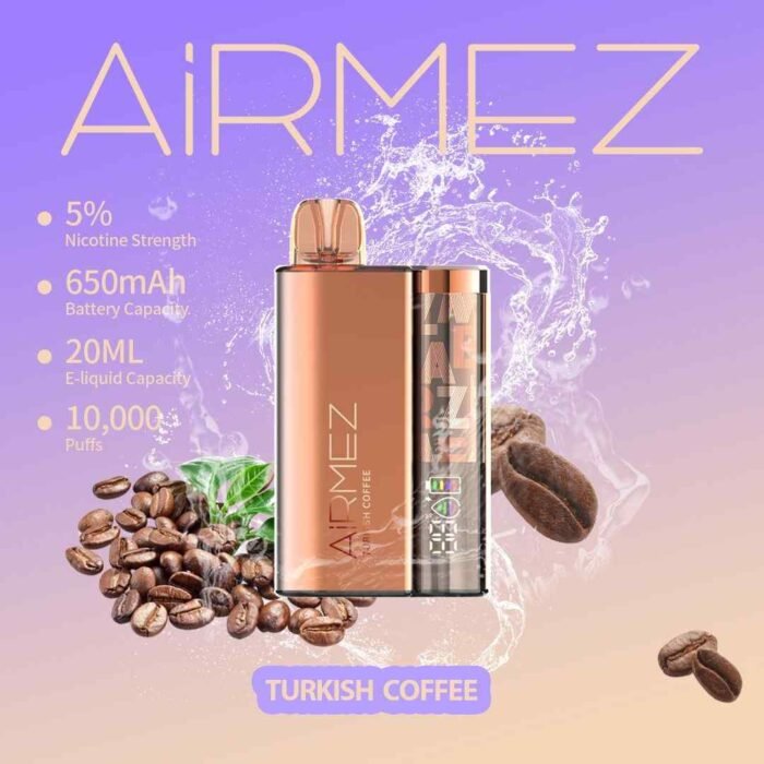 TURKISH COFFEE AIRMEZ 10000 Puffs Disposable Vape in Dubai