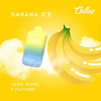 CHILLAX PLUS 6000 PUFFS price in Dubai BANANA ICE