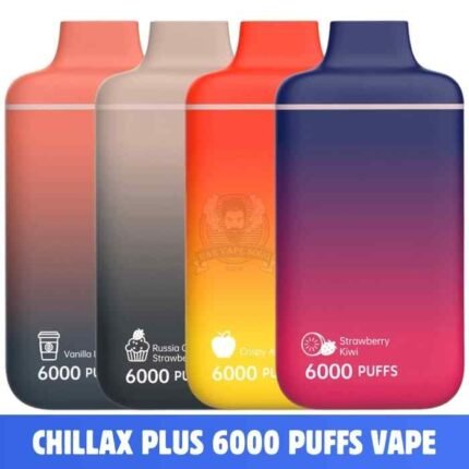 CHILLAX PLUS 6000 Puffs 2% Disposable Vape Price in Dubai