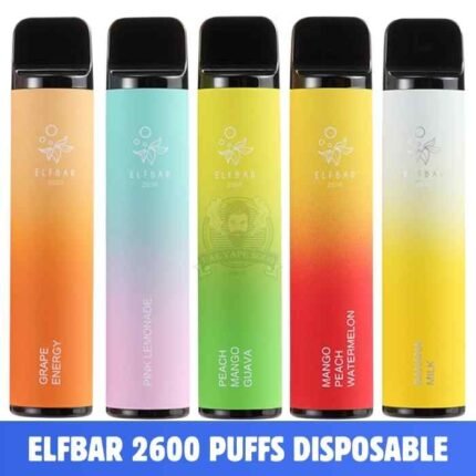 ELFBAR 2600 Puffs 20MG Disposable Vape Price in Dubai