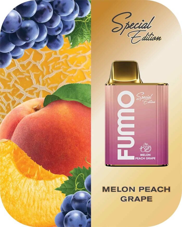 MELON PEACH GRAPE FUMMO KING 6000 Puffs 2% Disposable Vape Price in Dubai