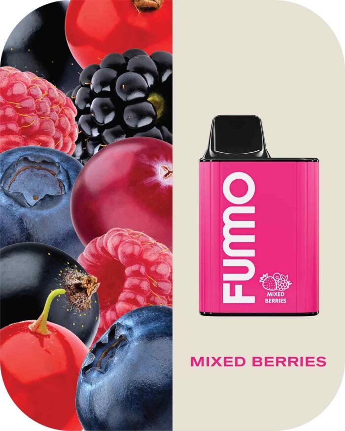 MIXED BERRIES FUMMO KING 6000 Puffs 2% Disposable Vape Price in Dubai