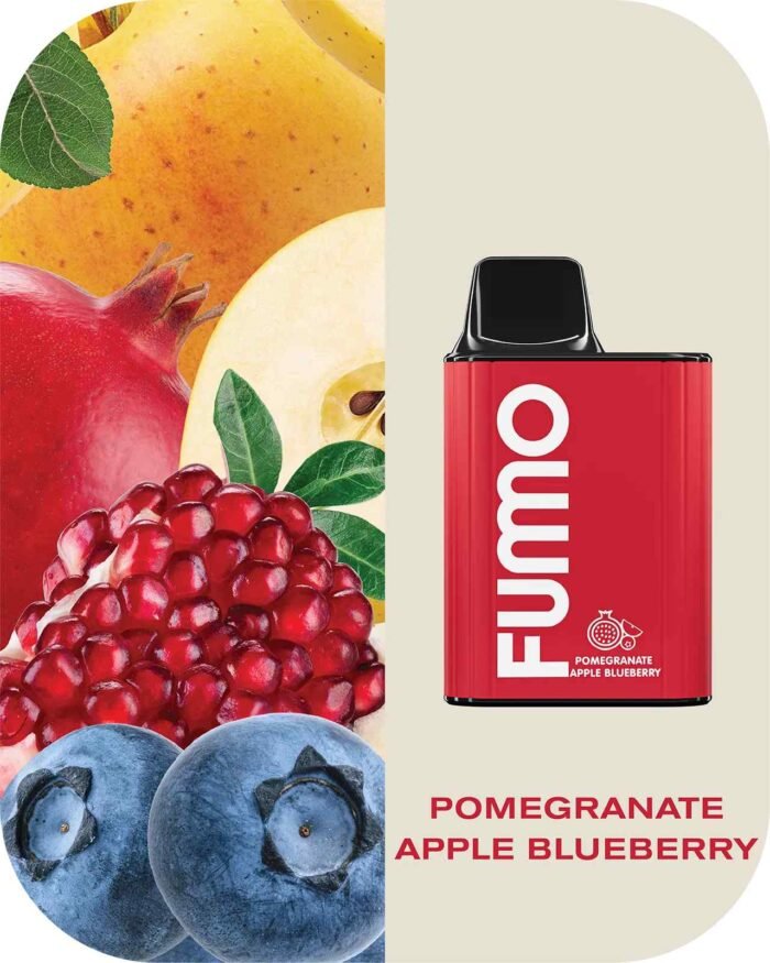 POMEGRANETE APPLE BLUEBERRY FUMMO KING 6000 Puffs 2% Disposable Vape Price in Dubai