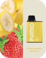 STRAWBERRY BANANA FUMMO KING 6000 Puffs 2% Disposable Vape Price in Dubai