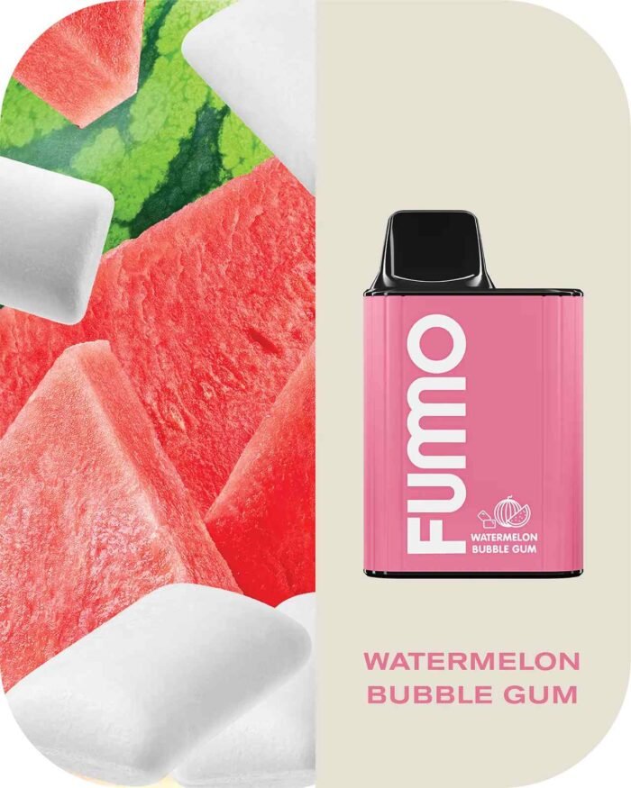 WATERMELON BUBBLE GUM FUMMO KING 6000 Puffs 2% Disposable Vape Price in Dubai