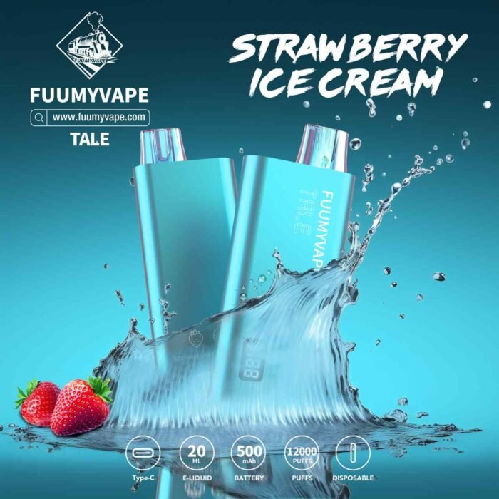 fuumy vape 12000 puffs STRAWBERRY ICE CREAM