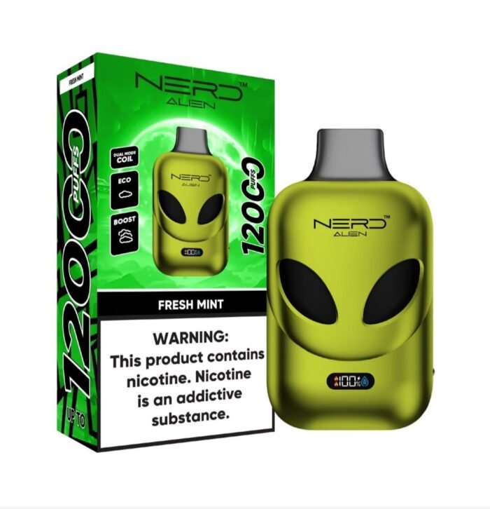 NERD ALIEN 12000 Puffs Price in Dubai FRESH MINT