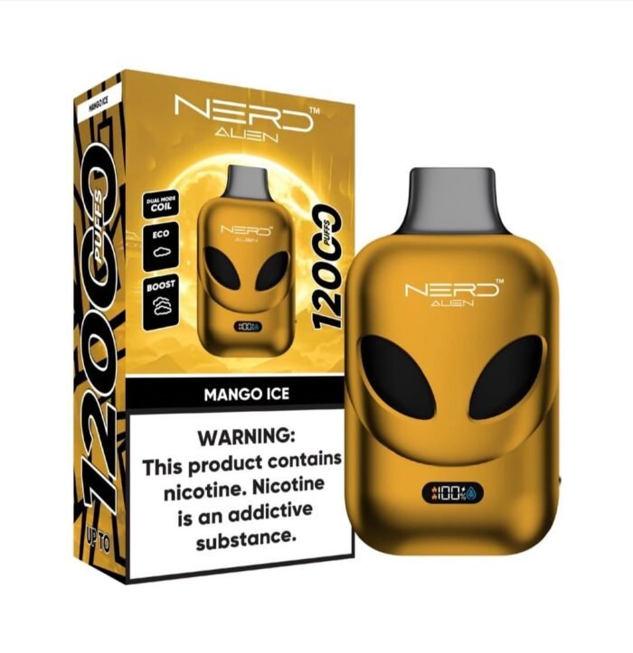 NERD ALIEN 12000 Puffs Price in Dubai MANGO ICE