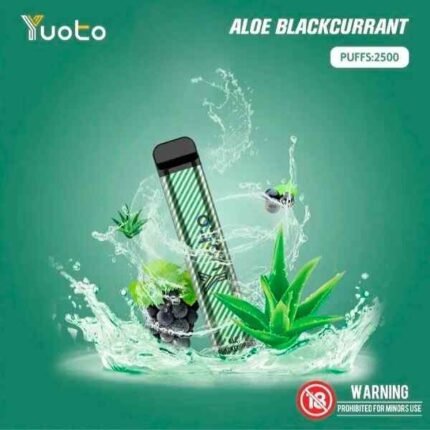 YUOTO XXL 2500 Puffs Price in Dubai ALOE BLACKCURRANT