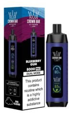 AL FAKHER crown bar pro 8000 puffs price in dubai BLUEBERRY GUM