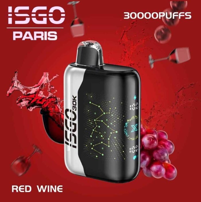 ISGO PARIS X 30000 Puffs Price in Dubai RED WINE