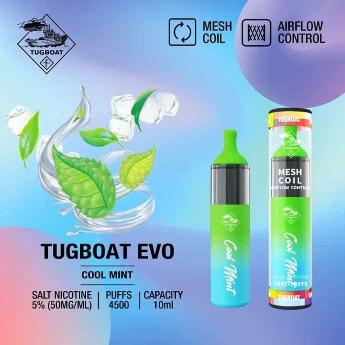 TUGBOAT Evo 4500 Puffs Price in Dubai COOL MINT