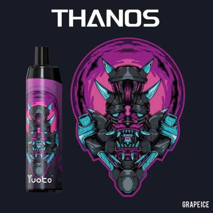 YUOTO Thanos 5000 Puffs Price in Dubai GRAPE ICE