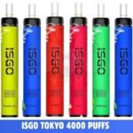 Best ISGO Tokyo 4000 Puffs 2% nicotine Disposable Vape