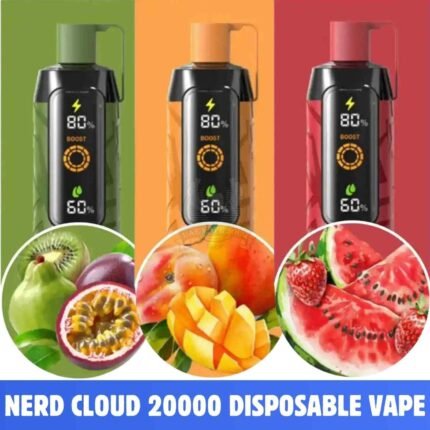 NERD Cloud 20000 Puffs 20 MG Nicotine Disposable Vape in Dubai