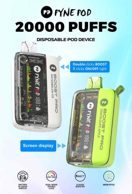 PYNE POD BOOST PRO 20000 Puffs Price in UAE