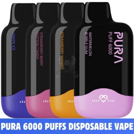 PURA 6000 Disposable 20MG Rechargeable Vape Price in Dubai