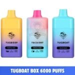 Best TUGBOAT Box 6000 Puffs 2% & 5% Disposable Vape