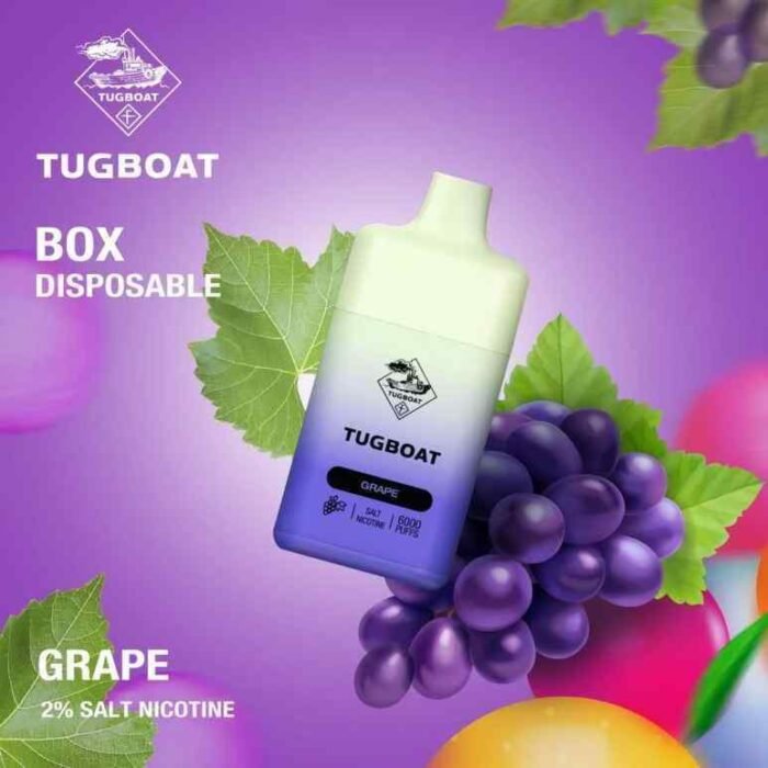 TUGBOAT Box 6000 Puffs 2% & 5% Disposable Vape