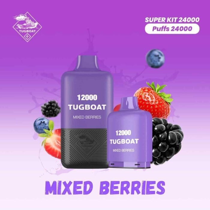 TUGBOAT Super Kit 24000 Puffs 5% Nicotine Disposable Vape