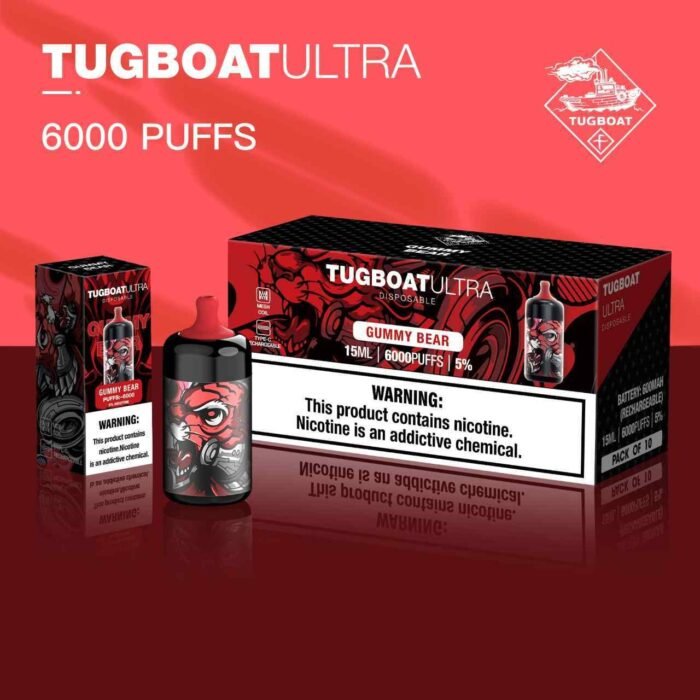 TUGBOAT Ultra 6000 Puffs Disposable Vape in Dubai