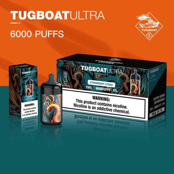 TUGBOAT Ultra 6000 Puffs Disposable Vape in Dubai