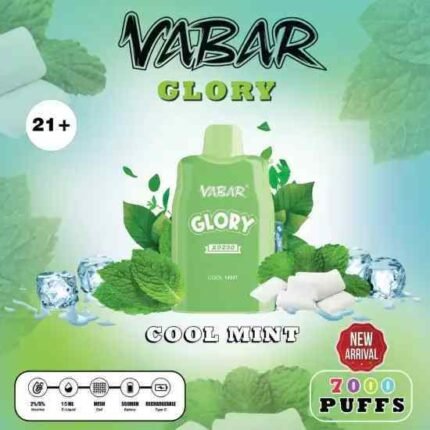 VABAR Glory 7000 Puffs 2% & 5% Nicotine Disposable Vape