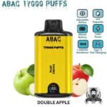 ABAC 17000 Puffs Dual Mesh 5% Nicotine Disposable Vape Price in Dubai Double Apple