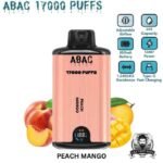 ABAC 17000 Puffs Dual Mesh 5% Nicotine Disposable Vape Price in Dubai Peach Ice