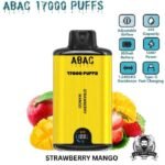 ABAC 17000 Puffs Dual Mesh 5% Nicotine Disposable Vape Price in Dubai Strawberry Mango