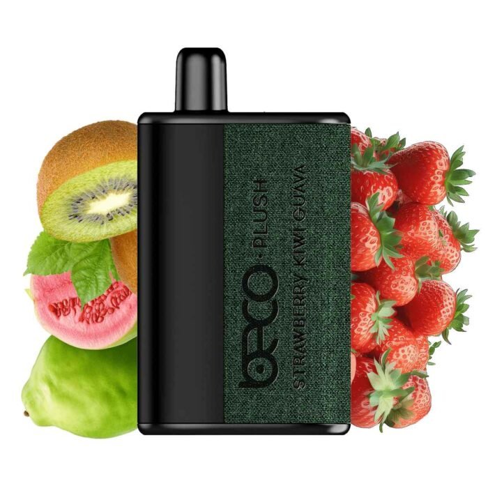 BECO Plush 8000 Puffs 50Mg Disposable Vape Price in Dubai Strawberry kiwi guava