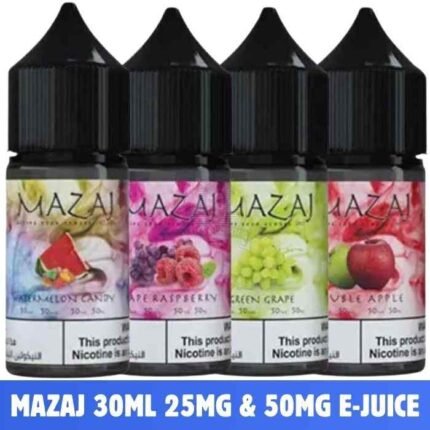 MAZAJ 30ml Vape Juice 25mg & 50mg E-Liquid in Dubai