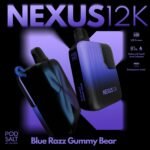 POD SALT Nexus 12000 Puffs Price in Dubai BULE RAZZ GUMMY BEAR