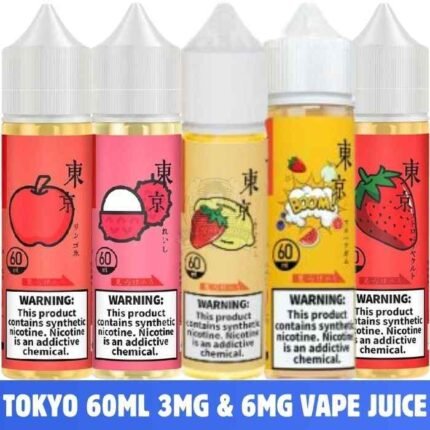 TOKYO Vape Juice 60ML E-Liquid, 3MG & 6MG in Dubai