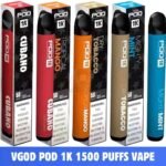 VGOD POD 1K 1500 Puffs 50mg Disposable Vape in Dubai